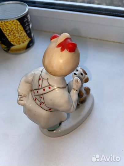 Фарфоровые статуэтки СССР девочка