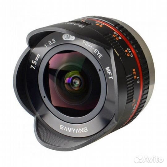 Samyang 7.5mm f/3.5 UMC Fish-eye Micro 4/3 Black