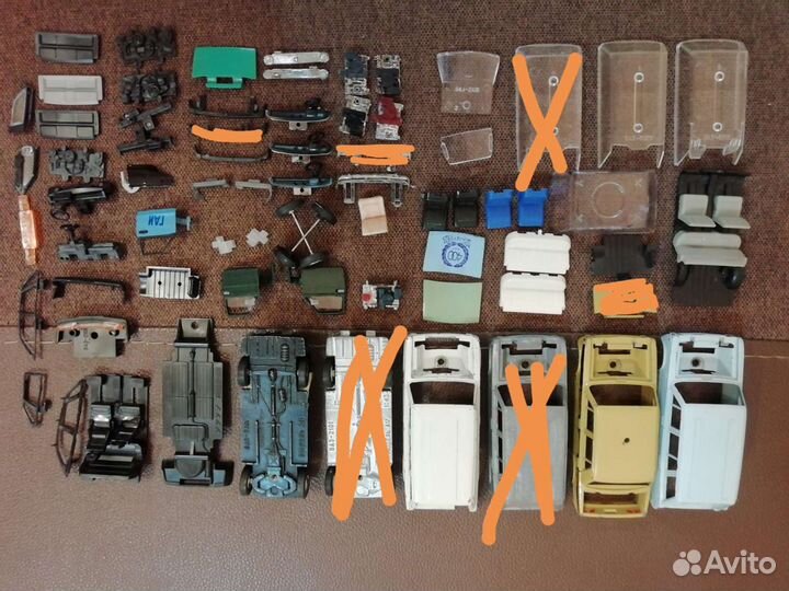 Модельки 1:43 запчасти