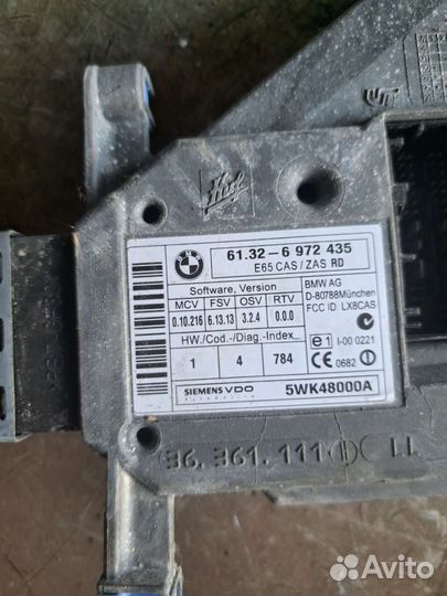 Замок зажигания на бмв е65 е66