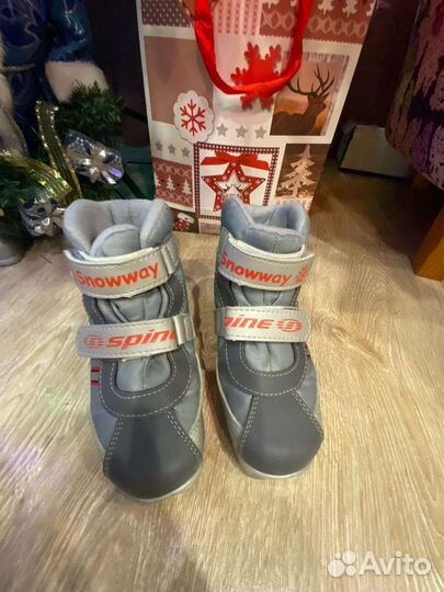 Лыжные ботинки детские 30 - 31 размер Babi spine