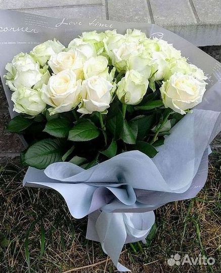 Розы высокие Доставка цветов