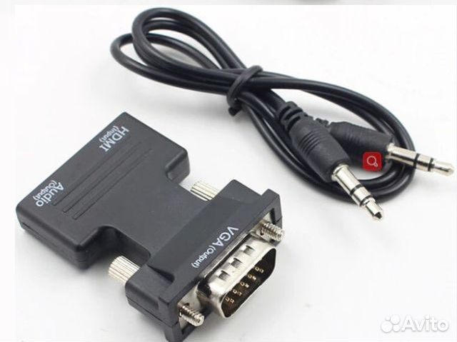 Переходник с hdmi female на VGA + звук