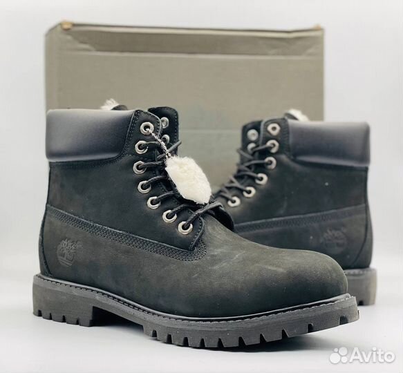 Ботинки timberland с мехом