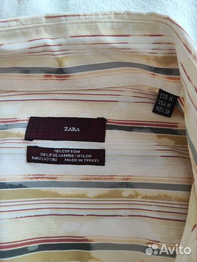 Мужская рубашка zara m