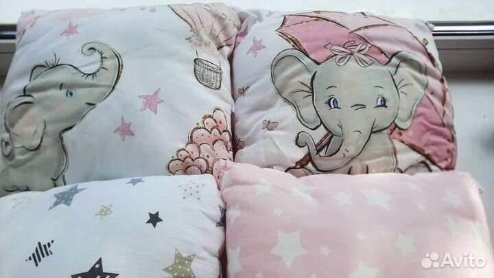 Бортики в детскую кроватку