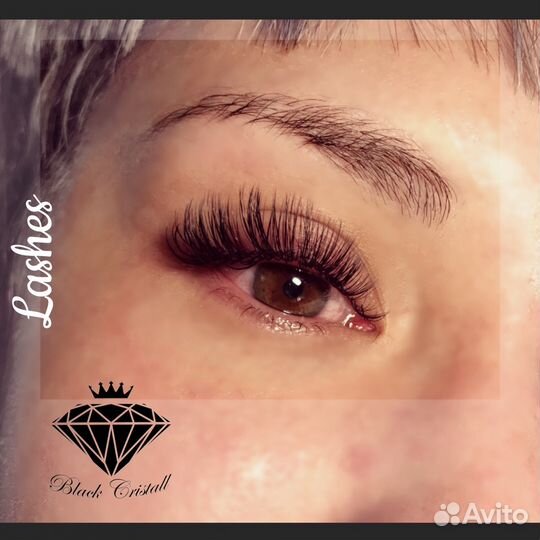 Наращивание ресниц и оформление бровей