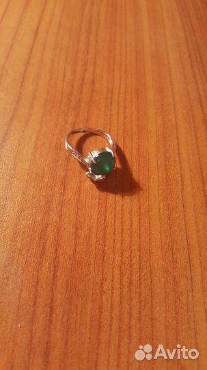Серебряное кольцо с агатом