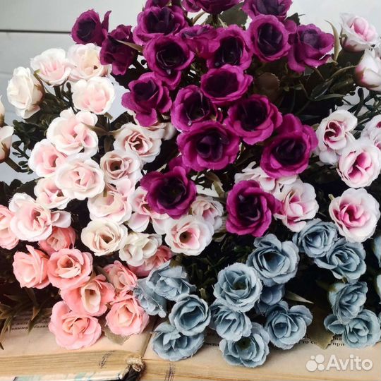 Искусственные цветы для декора свадьбы