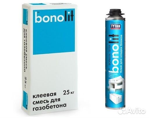 Газоблок пеноблок Бонолит