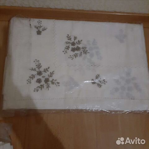Скатерть льняная новая
