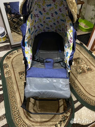 Санки коляска galaxy