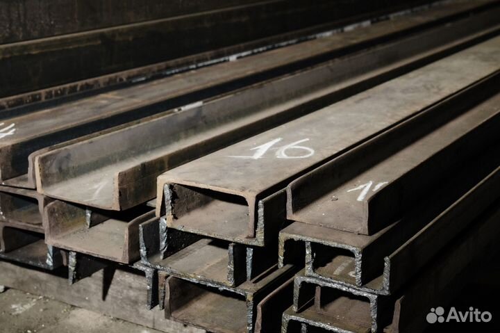 Швеллер 6,5У, 8П, 10П, 12П длиной 6 м