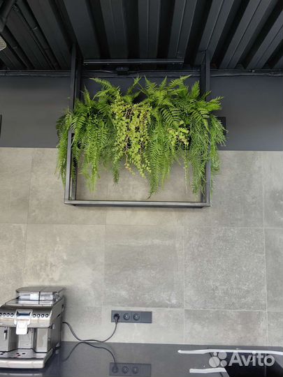 Растения искусственные папоротник ампельный