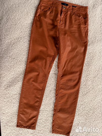 Twin set джинсы под кожу (46)