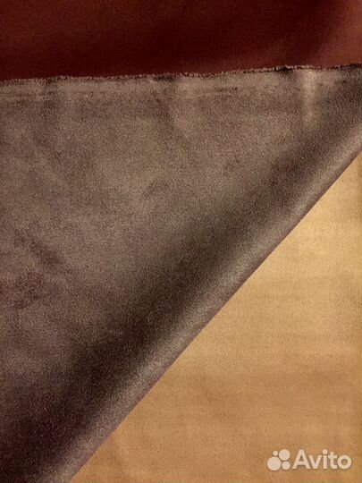 Ткань замша искусственная велюр вельвет метражом