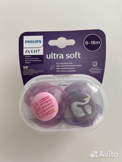 Пустышка avent 6 18
