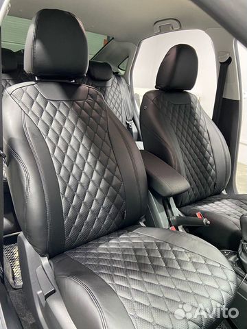 Чехлы Байрон Skoda Rapid чёрный ромб