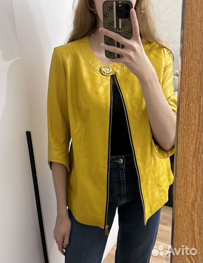 Куртка кожаная женская