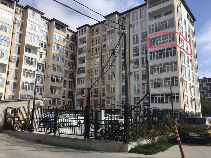 2-к. квартира, 53 м², 6/9 эт.