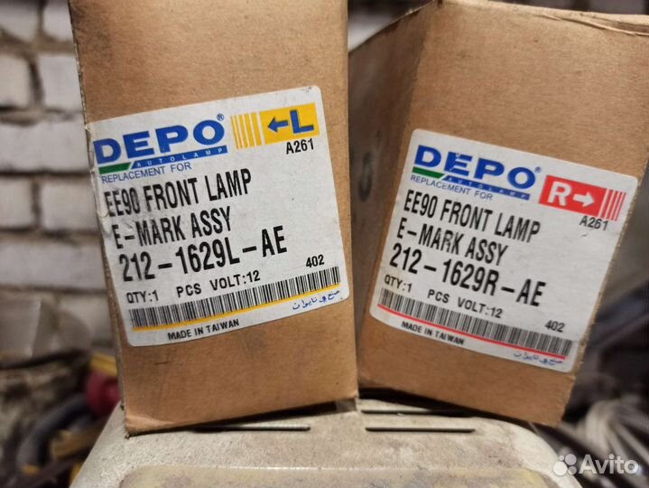 Указатель поворота В бампер (depo) тойота