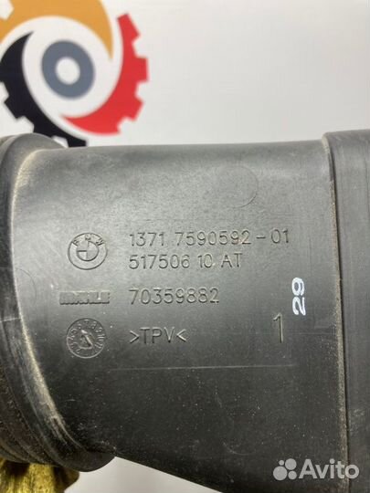 Патрубок воздушного фильтра Bmw 5 F10 3.0 N52 2011