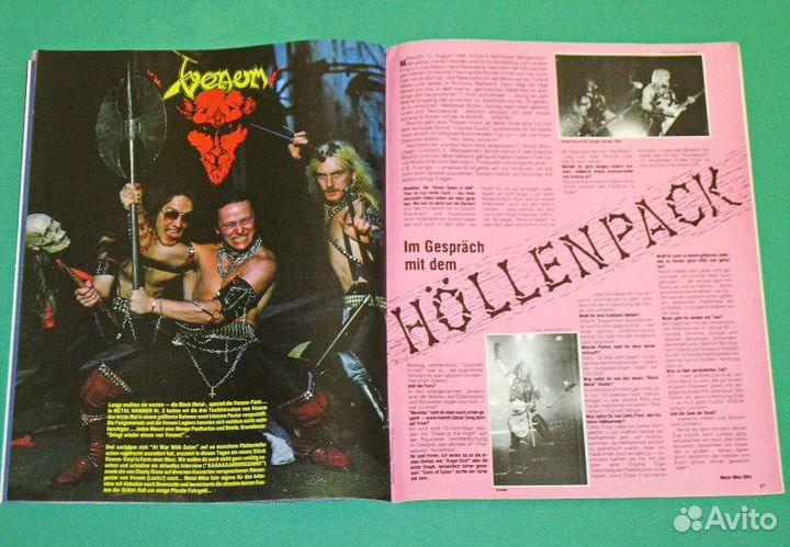 Журнал Metal Hammer №11 1984 (С плакатами