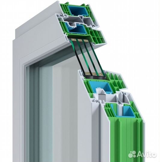 Окна под ключ пластиковые veka