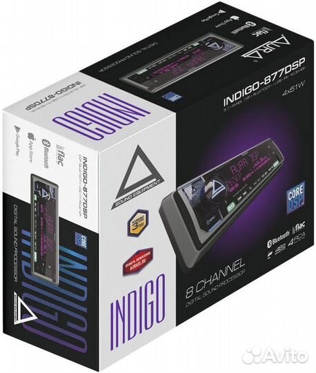 Автомагнитола 1din aura