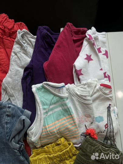 Вещи пакетом на девочку 98 104