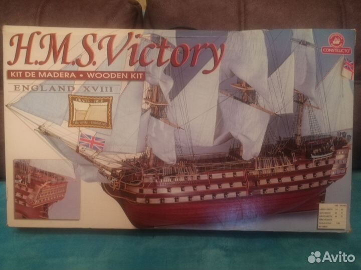 Сборная модель корабля из дерева