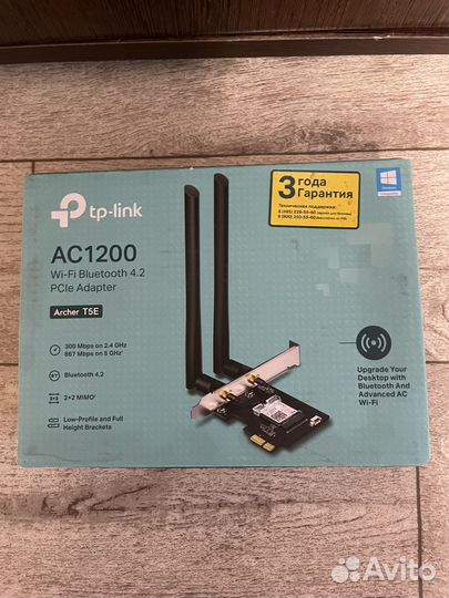Wi-Fi адаптер + Bluetooth TP-link Archer T5E