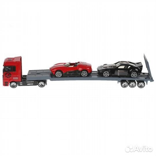 Набор машин Технопарк металл Автовоз 24 см подвижн