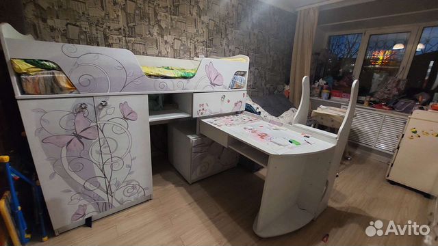 Детская кровать трансформер бу