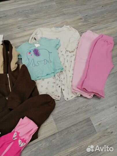 Пакет вещей размер 74,есть новые