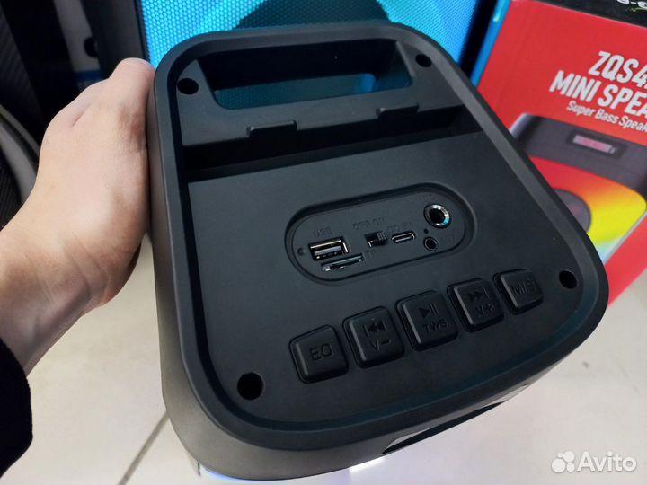 Большая блютуз колонка super bass ZQS-4246