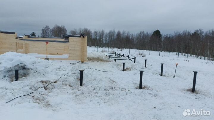 Винтовая свая 57. Есть монтаж под ключ