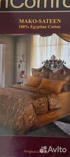 Постельное белье люкс качество 2-х сп. мако сатин