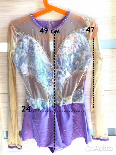 Купальник гимнастический для выступлений 127