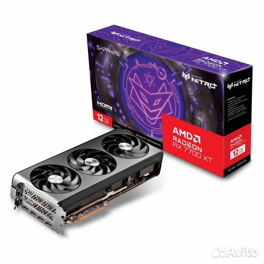 Sapphire AMD Radeon RX 7700 XT Nitro+ OC 12 гб