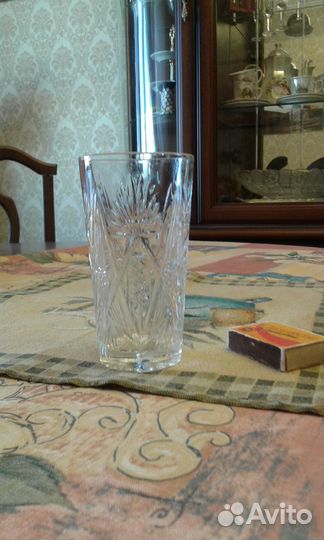 Хрустальные рюмки, фужеры, стаканы