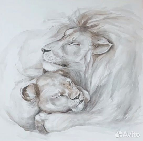 Картина на холсте большая