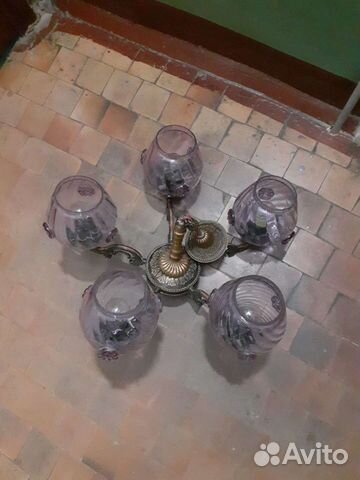 Люстра бронза