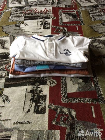Пакет летних вещей мальчика 6-9 мес