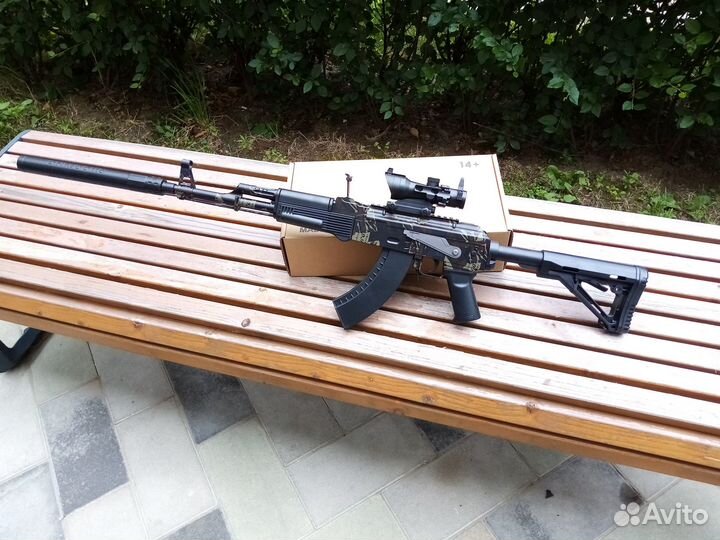 Полноразмерный орбизный автомат ак74 орбиган хаки
