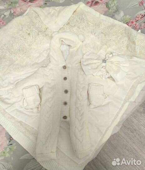 Зимний конверт на выписку