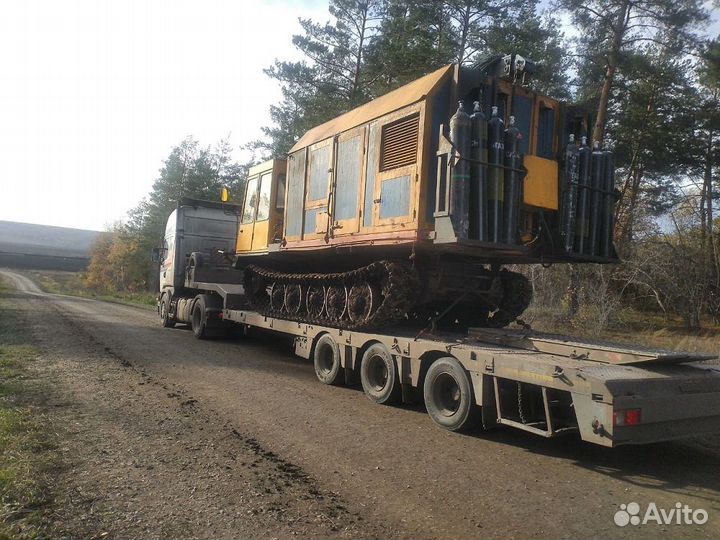 Перевозка крупногабаритного груза тралом