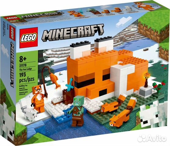Lego Minecraft 21178 Лисья хижина