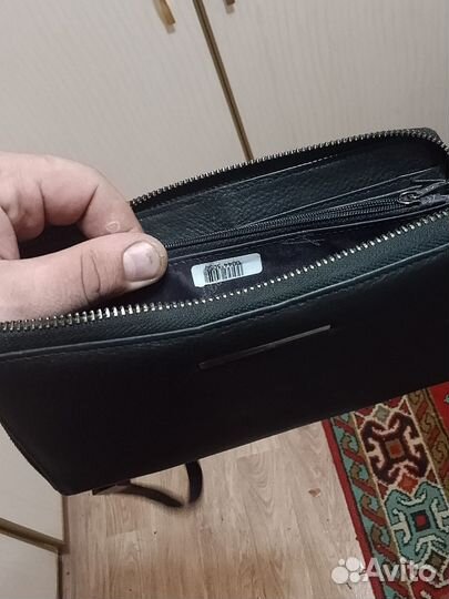 Мужское кожаное портмоне