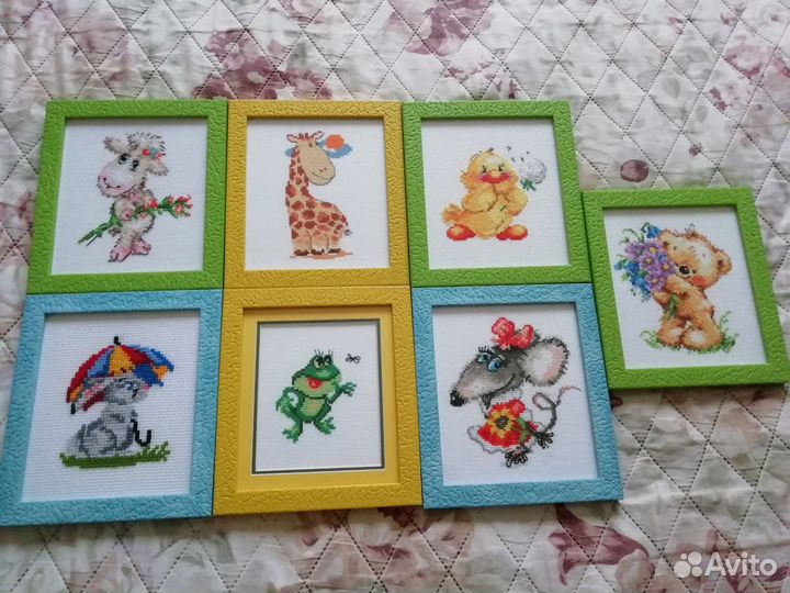 Готовая вышивка